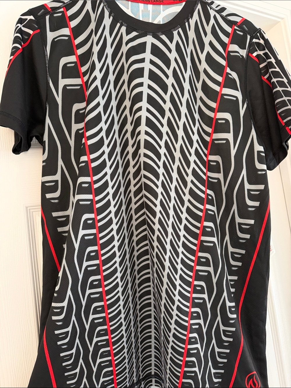 INKnBURN Men’s Black and Red Tech Shirt